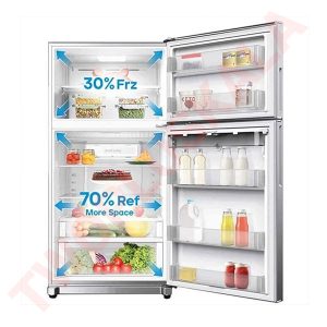 یخچال فریزر طرح فریزر بالا 27 فوت دوو مدل TMi-30SS