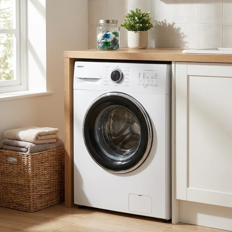 ماشین لباسشویی اتوماتیک بست مدل سفید BWD-712-10 ظرفیت 7 کیلوگرم - تصویر 2
